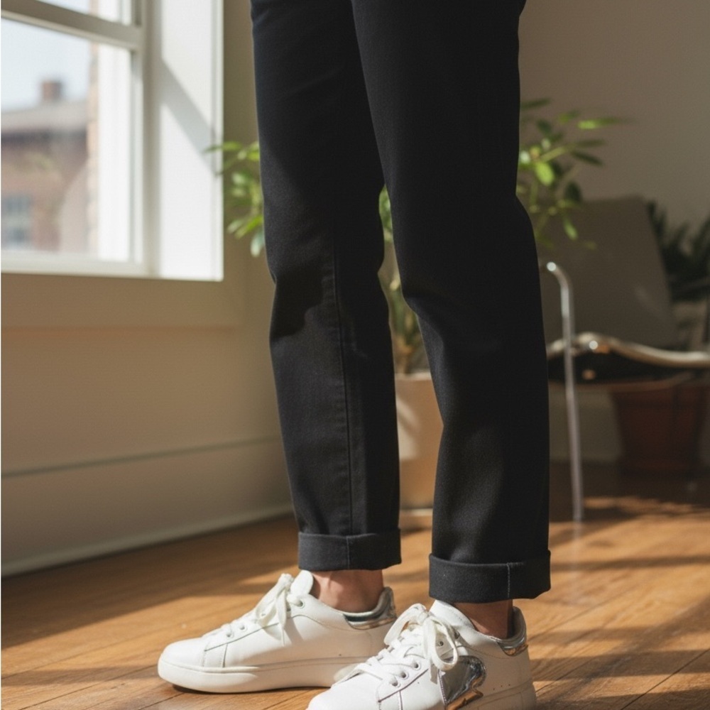 Kate Spade White Sneakers with Metallic Heart - Picture 2 of 10